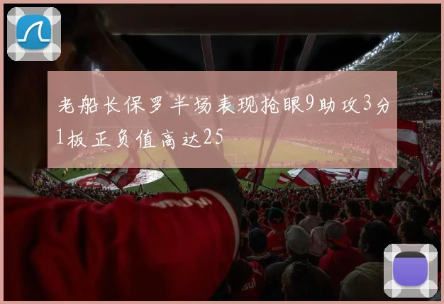 老船长保罗半场表现抢眼9助攻3分1板正负值高达25